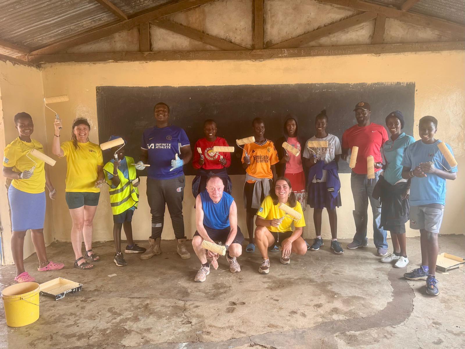 Thank you to everyone involved. The end result of all your hard work is wonderfully bright, fresh classrooms!